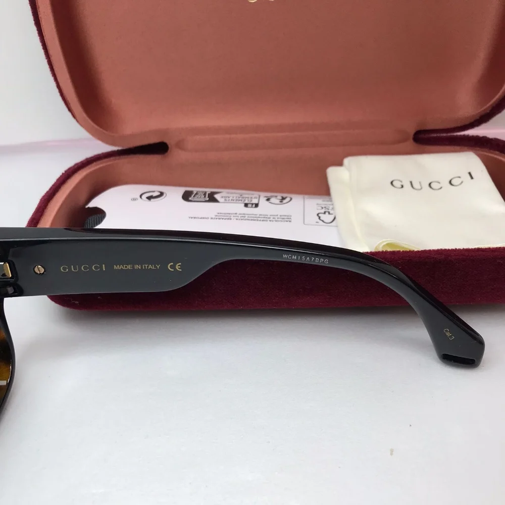 💯 original GUCCI SQUARE-FRAME ACETATE SUNGLASSES GG0664S-004 UNISEX